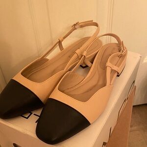 Kelly & Kate Cap-Toe Slingbacks